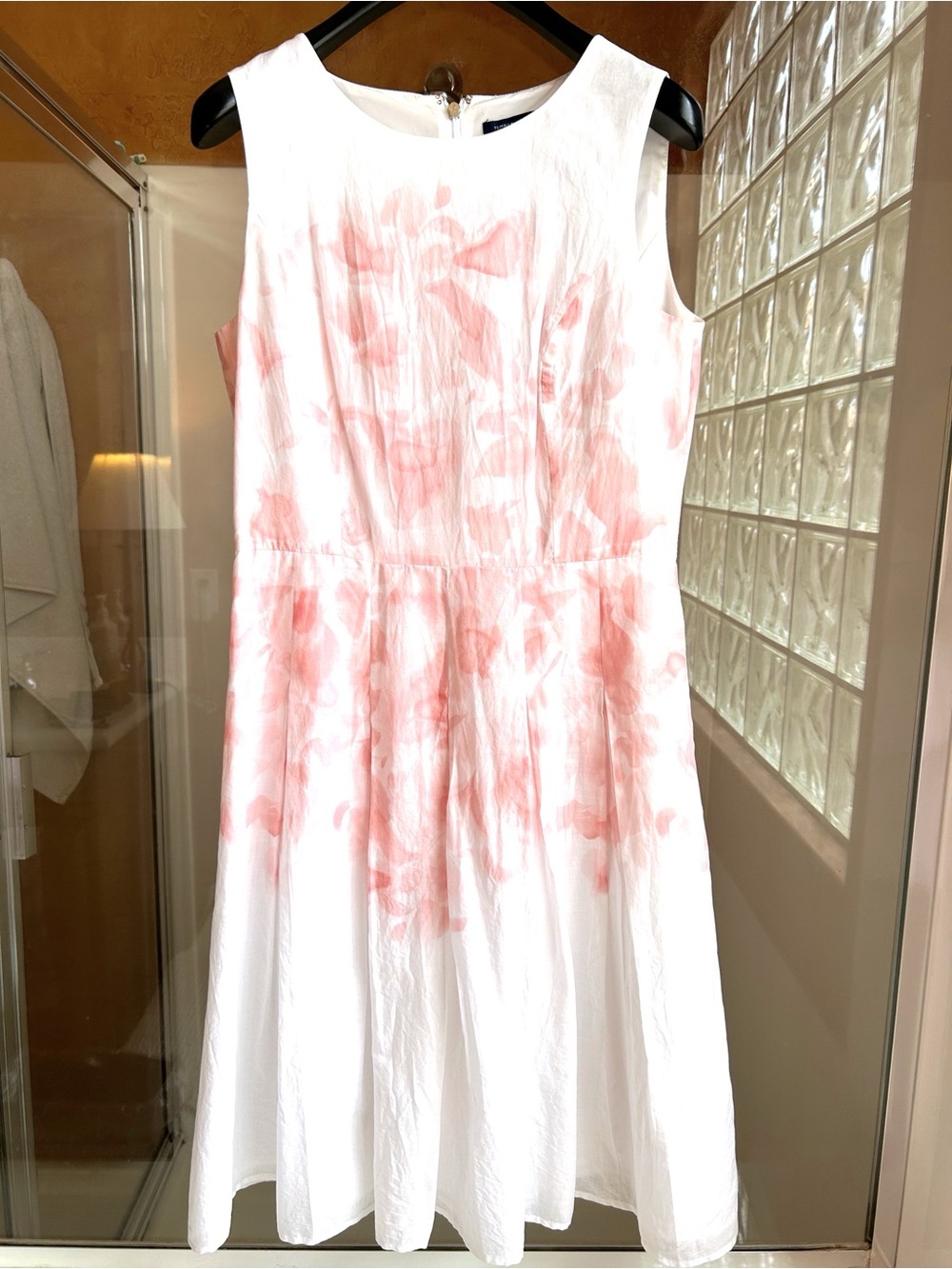 Tommy Hilfiger White Dress with Pink Floral Print